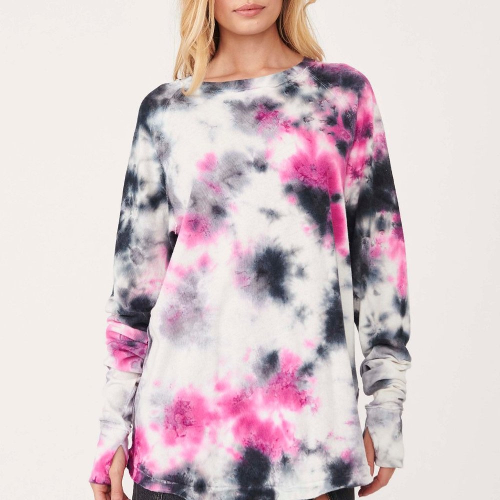 NWT Free People Washed Arden Tee / Cosmo Combo